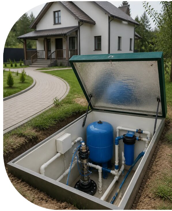 Автономное водоснабжение дома в Симферополе от 155805 р. | АПаруса-Сим