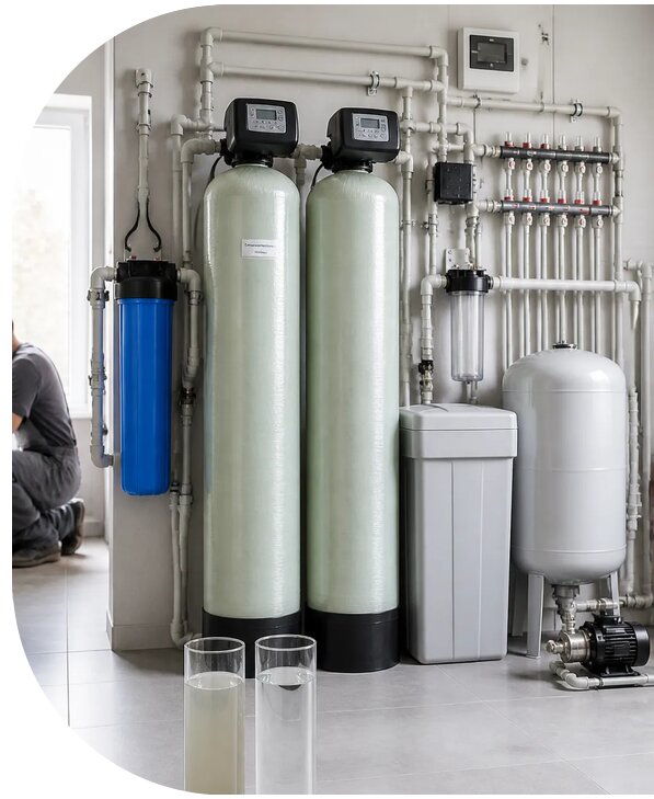 Очистка воды из скважины под ключ в Симферополе от 88290 р. | АПаруса-Сим